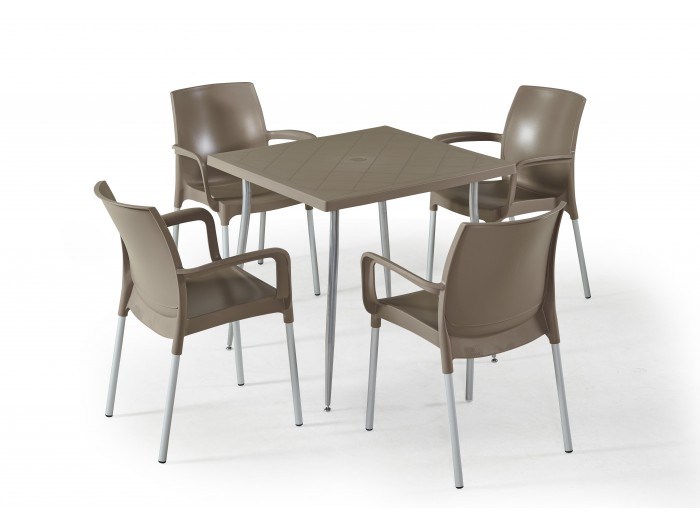 Градински комплект CASTELLO set 4 (пясъчно бежово)